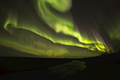Nordlicht, oder Aurora Borealis (Polarlicht); Island