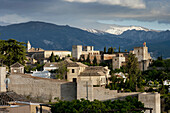Skyline von Alhambra; Alhambra, Granada, Andalusien, Spanien