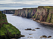 Cliffs Along The Coastline And The North Sea, Duncansby Head; John O'groats, Scotland