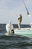 Fishing Off The Coast Of Cape Cod; Massachusetts, United States Of America