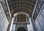 Arc De Triomphe; Paris, Frankreich