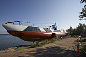 Submarine Museum At Suomenlinna Island Sea Fortress
