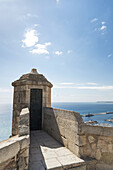 Santa Barbara Castle From Alicante, A Fortress Built At The End Of Eleventh Century By Muslims; Alicante, Valencia, Spain