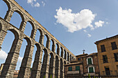 Segovia's Aqueduct, One Of The Architectural Symbols Of Spain, Built In The 2nd Century A.d; Segovia City, Castilla Leon, Spain
