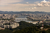 Stadtbild von Seoul; Seoul, Südkorea