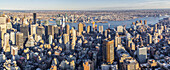 View Of New York City From The Empire State Building; New York City, New York, United States Of America