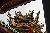 One Of The Towers Of Longshan Temple; Taipei, Taiwan, China