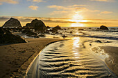 False Klamath Cove Beach, Redwood National and State Parks; Kalifornien, Vereinigte Staaten Von Amerika