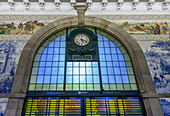 Sao Bento railway station in Northern Portugal; Porto, Portugal