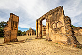 Ruinen des Auditoriums von Fasilides, Fasil Ghebbi (Royal Enclosure); Gondar, Amhara-Region, Äthiopien
