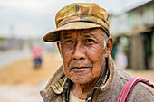 Birmanischer Mann mit Hut; Taungyii, Shan-Staat, Myanmar