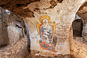 Christian fresco in the Monastery; Old Dongola, Northern State, Sudan