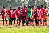 Fußballspieler; Hoima, Westliche Region, Uganda