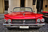Classic old car, Old Town, Unesco World Heritage Site; Havana, Cuba