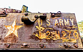 Lastwagen der US-Armee im Kriegsmuseum von Hue; Hue, Thua Thien-Hue Provinz, Vietnam
