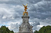 Victoria Memorial statue at Buckingham Palace; London, England