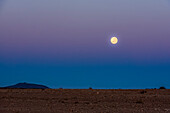Full Moon in Aluvlei, Namib-Naukluft National Park; Namibia