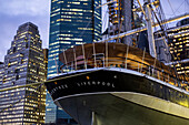 Wavertree, a sailing ship at South Street Seaport, Museum, Manhattan; New York City, New York, United States of America