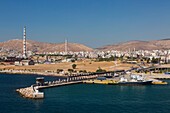 Eakebe commercial ship docked in Piraeus port; Piraeus, Athens, Greece