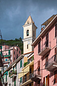 Manarola, Cinque Terre, Bezirk La Spezia, Italienische Riviera, Ligurien, Italien