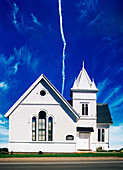 Außenansicht einer Kirche, Cavendish, PEI, Kanada
