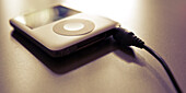 Close-up of iPod