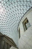 Interior View of the Great Court at British Museum Atrium, London, England, UK