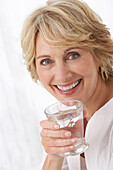 Woman with Glass of Water
