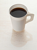 Black Coffee in Paper Cup, Studio Shot
