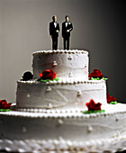 Two Grooms Wedding Cake Topper