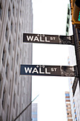 Wall Street, Manhattan, New York City, New York, USA