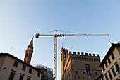 Building Crane, Florence, Firenze Province, Tuscany, Italy