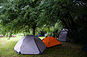 Camping Zelte, Freiburg, Baden-Württemberg, Deutschland