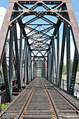 Eisenbahnbrücke über den Columbia River, Britisch-Kolumbien, Kanada