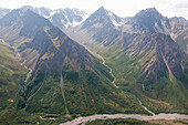 Alaska Range Mountains, Alaska, USA