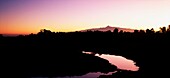 Kenia, Afrika; Sonnenuntergang vom Arc