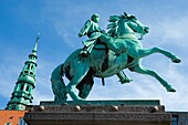 Hojbro Plads, Copenhagen, Denmark; Equestrian Statue Of Bishop Absalon