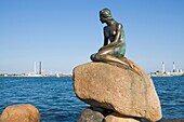 Kopenhagen, Dänemark; Die Statue der kleinen Meerjungfrau