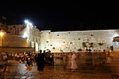 Shavout (Pfingsten) An der Klagemauer; Jerusalem, Israel