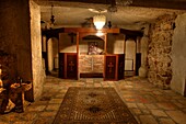 Upper Room At St Marks Church; Jerusalem, Israel