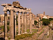 View Of Forum Romanum; Rome, Italy