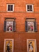 Window Displays Of Clothes Shop; Rome, Italy