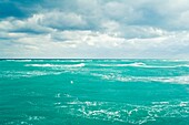 Atlantic Ocean And Sky From Palm Beach County; Florida, Delray Beach, Usa