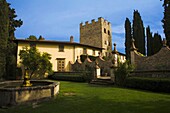 Das Schloss von Verrazzano; Greti, Italien