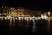 Verona Illuminated At Night; Italy