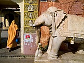 Elefantenstatue; Jaipur, Indien