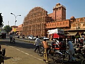 Straßenszene von Jaipur; Indien