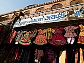 Clothes Display At Market; Jaipur, India