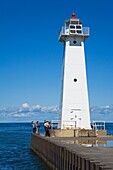 Outer Sodus Lighthouse; Rochester, New York State, Usa