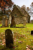 Ruinen einer Kirche und eines Friedhofs; Argyl And Bute, Schottland, Vereinigtes Königreich